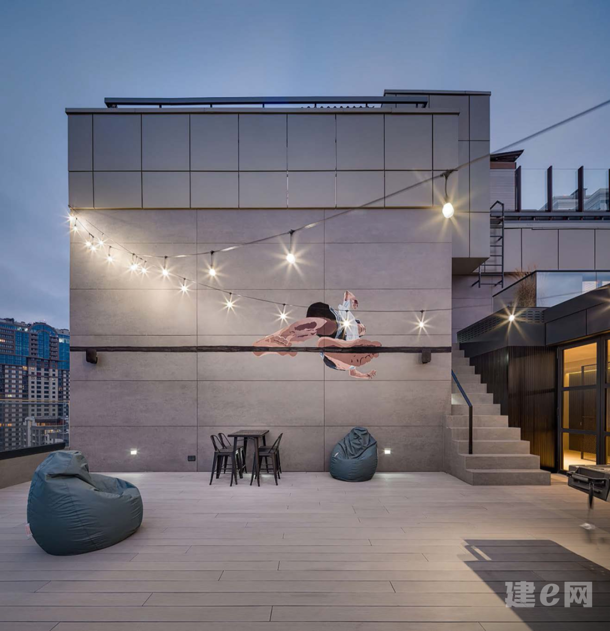 现代风格+露台-户外休闲区-建e网灵感图库