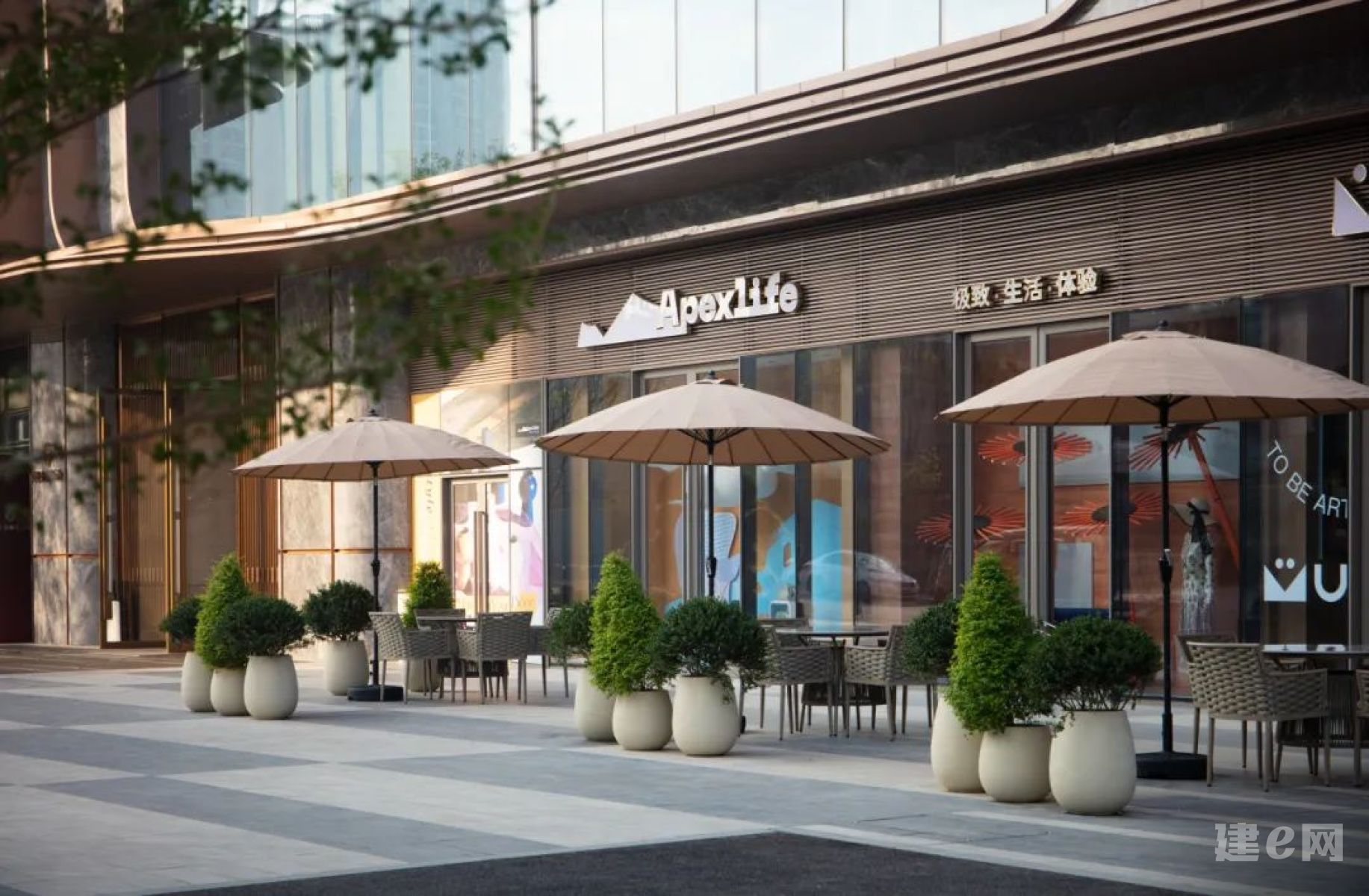 展示店+户外休闲-户外遮阳伞-建e网灵感图库